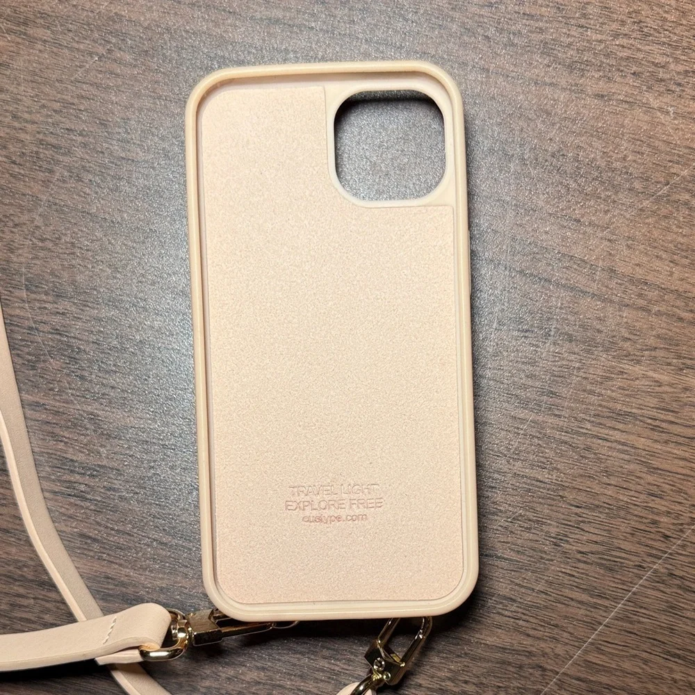 NEW! iPhone 2 Crossbody Zip Quilted Wallet Phone Case with Strap